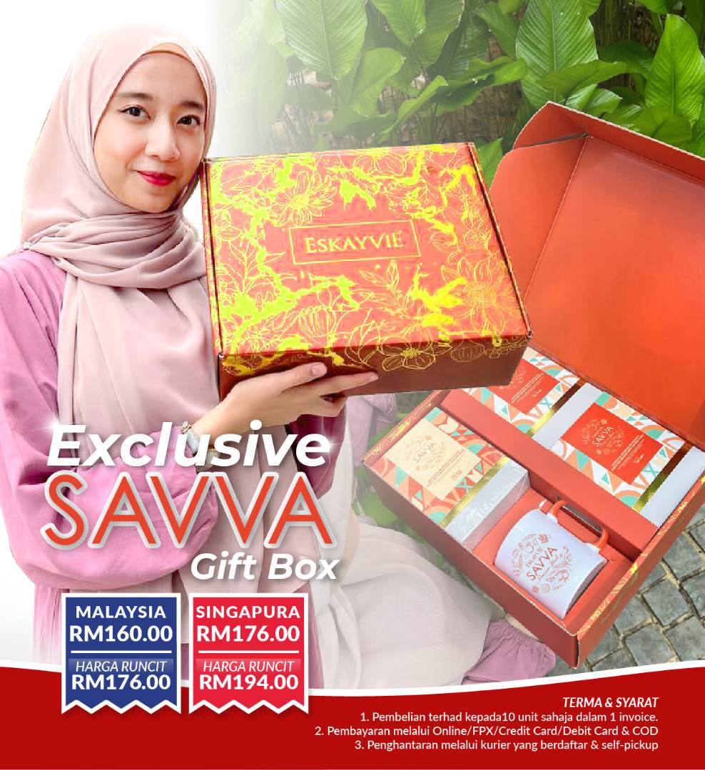 SAVVA Gift Box (3x Savva Teh Tarik + 1x Mug Eskayvie Savva)